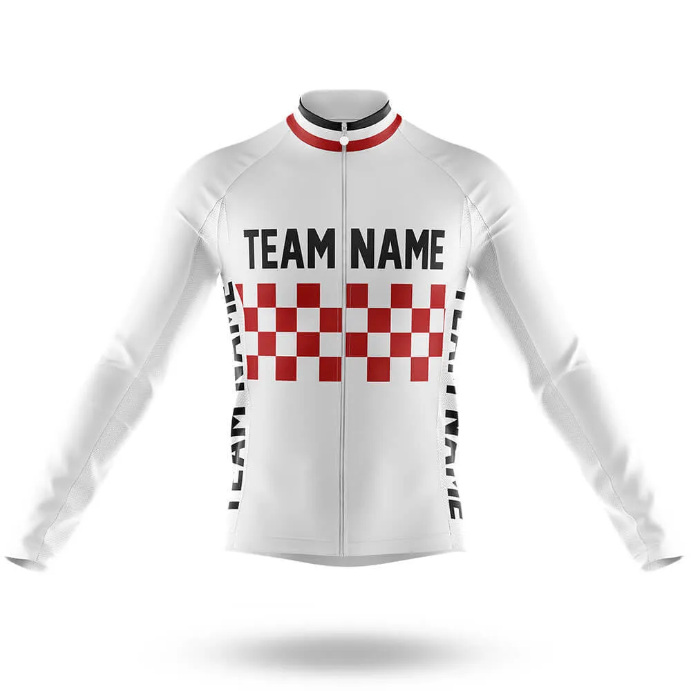 Custom Team Name M7 White - Men's Cycling Kit