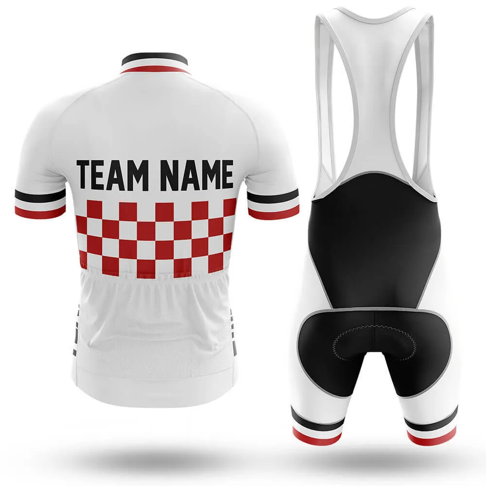 Custom Team Name M7 White - Men's Cycling Kit