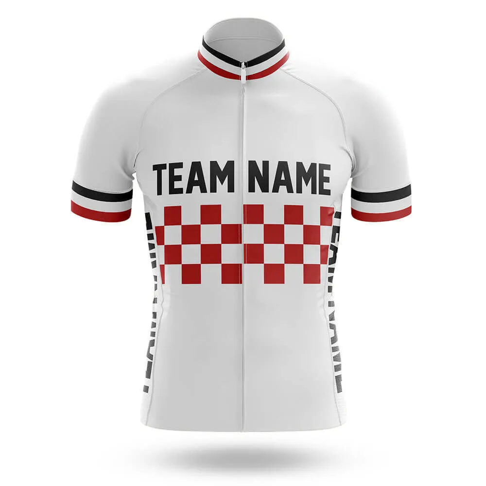 Custom Team Name M7 White - Men's Cycling Kit