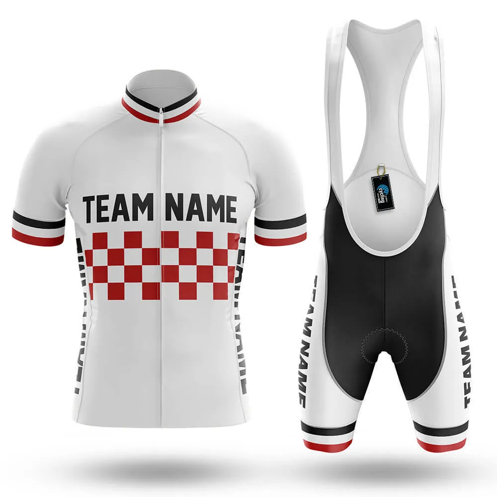 Custom Team Name M7 White - Men's Cycling Kit