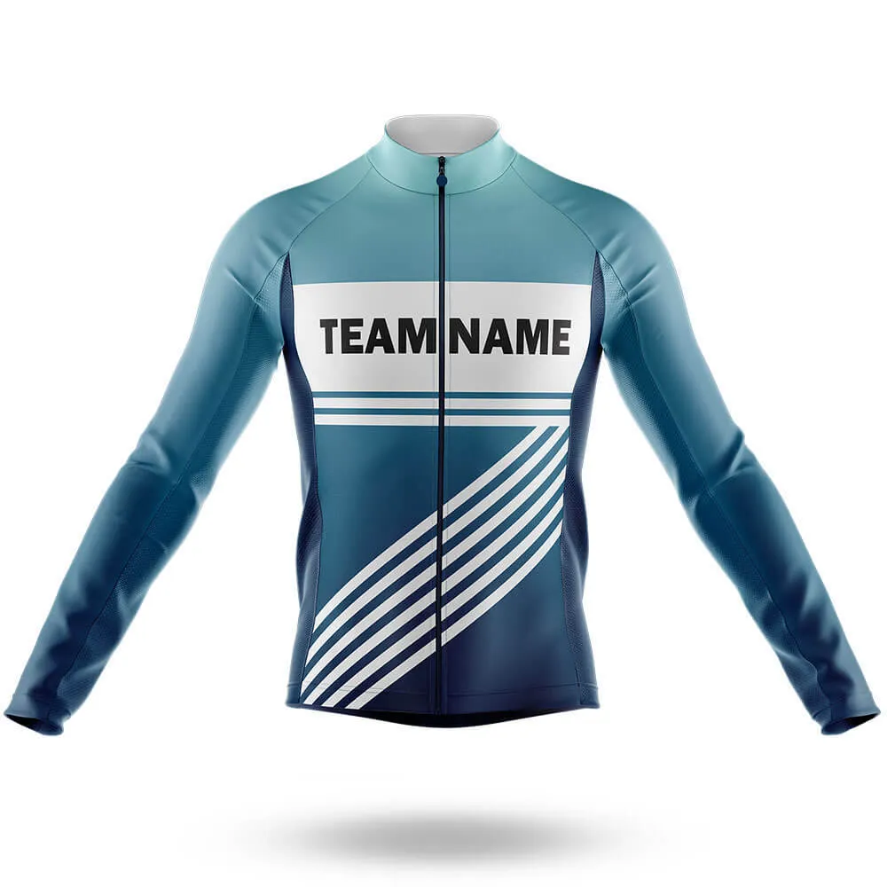 Custom Team Name S3 Blue - Men's Cycling Kit