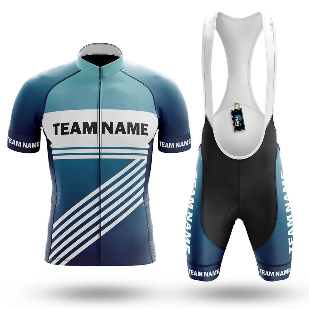 Custom Team Name S3 Blue - Men's Cycling Kit