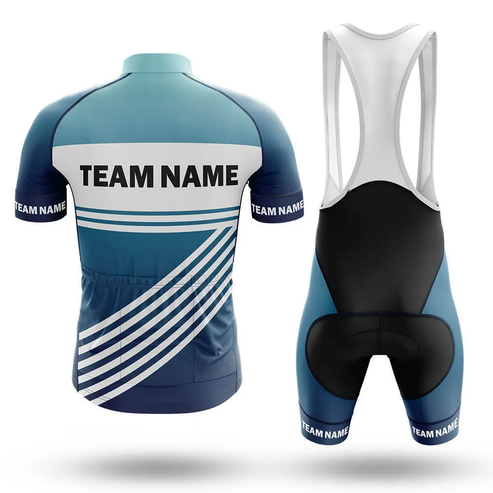 Custom Team Name S3 Blue - Men's Cycling Kit