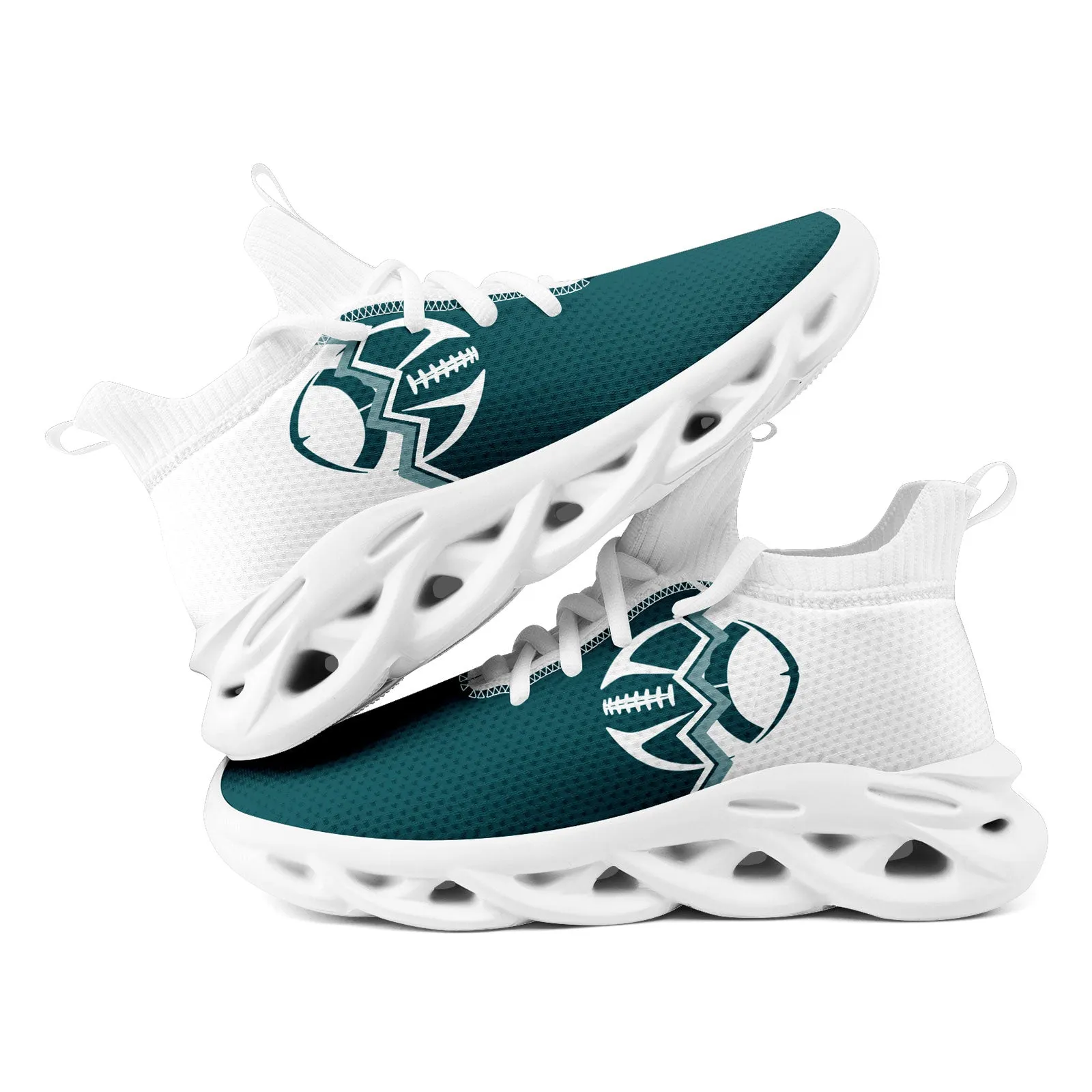 Custom White Green Pennsylvania MaxSoul Shoes and Hat Combo Offer Personalized Combo ZH-D028017-12