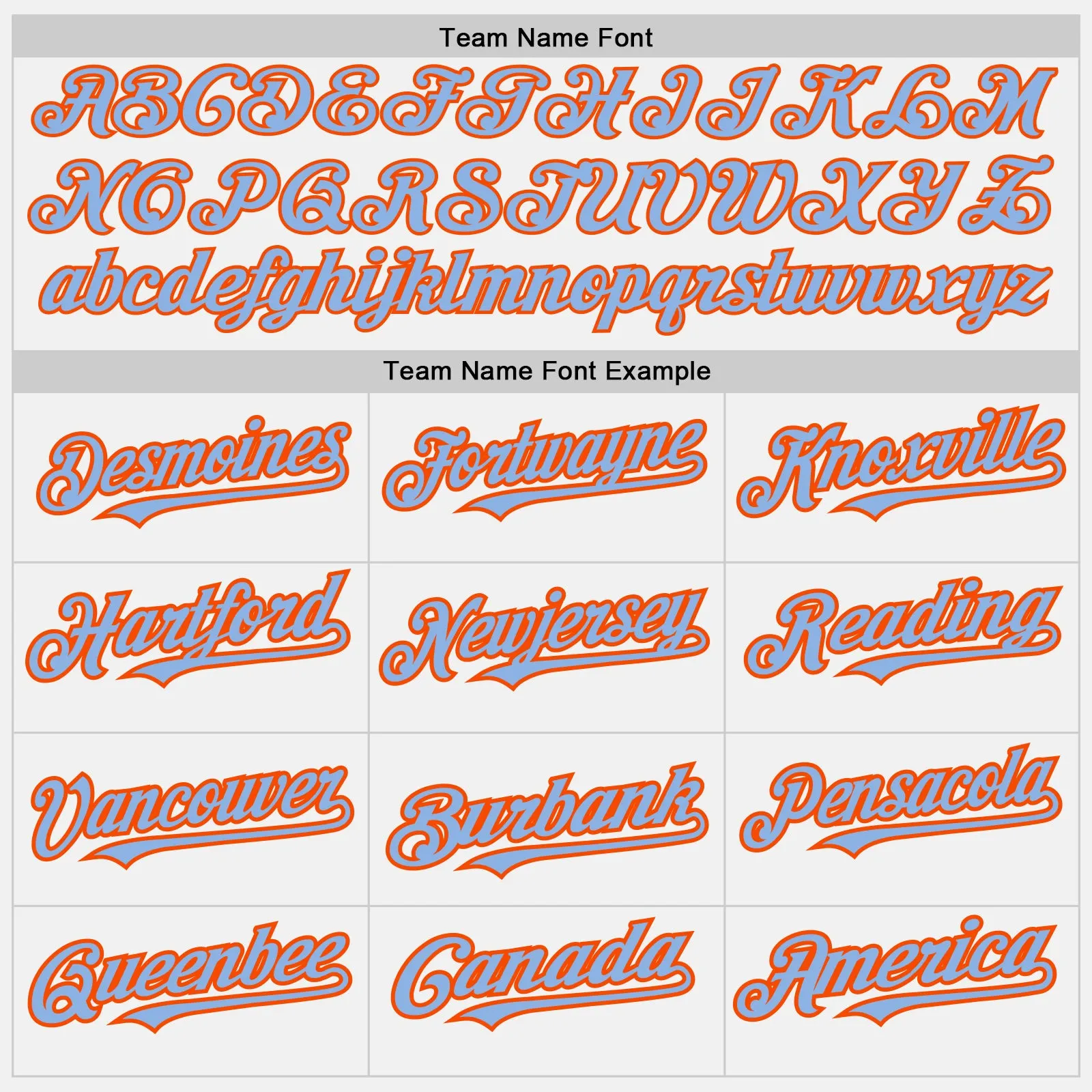 Custom White (Light Blue Orange Pinstripe) Light Blue-Orange Authentic Baseball Jersey