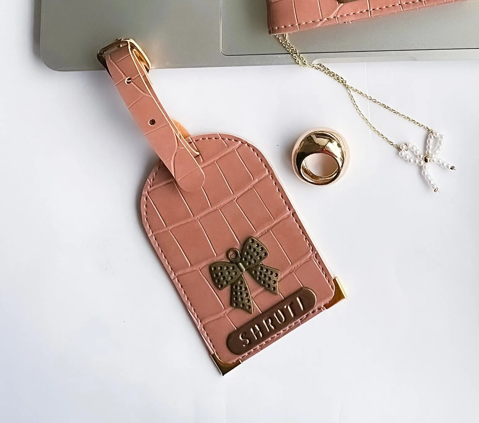 Customized Textured Luggage Tag