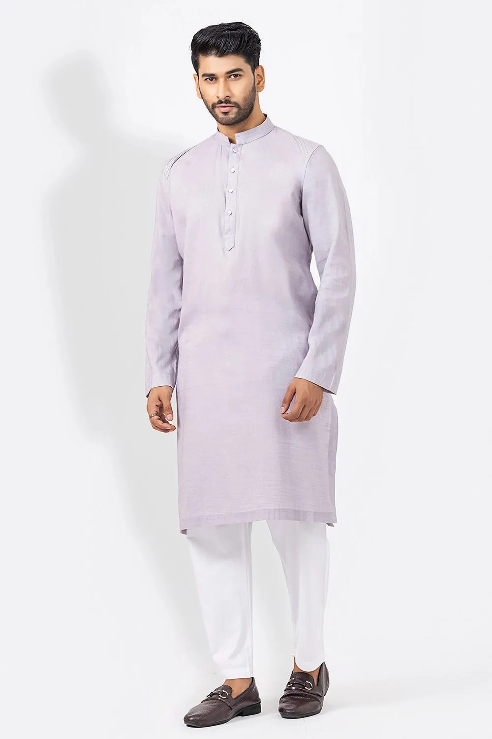 Cut And Sew Slim Fit Panjabi