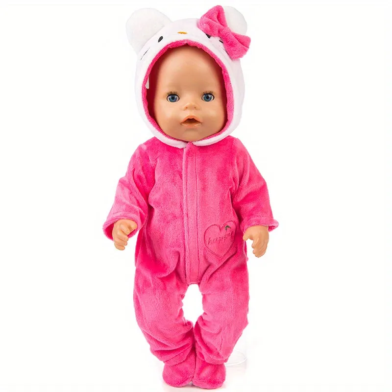 Cute 43cm17inch Jumpsuit Doll Clothes  Doll Not Included