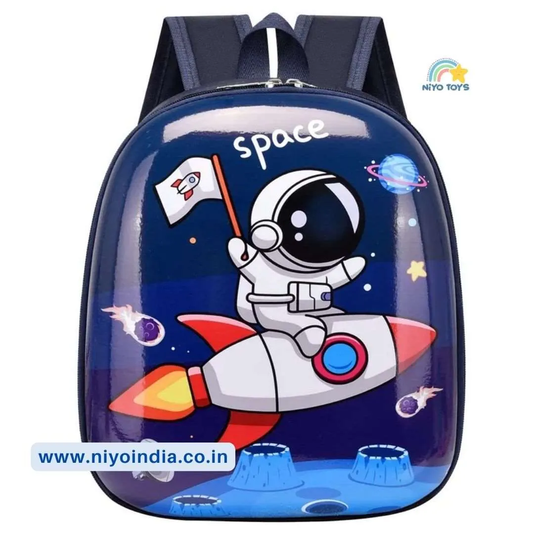 Cute and Fancy Theme Hard Egg-shell Backpack For Kids