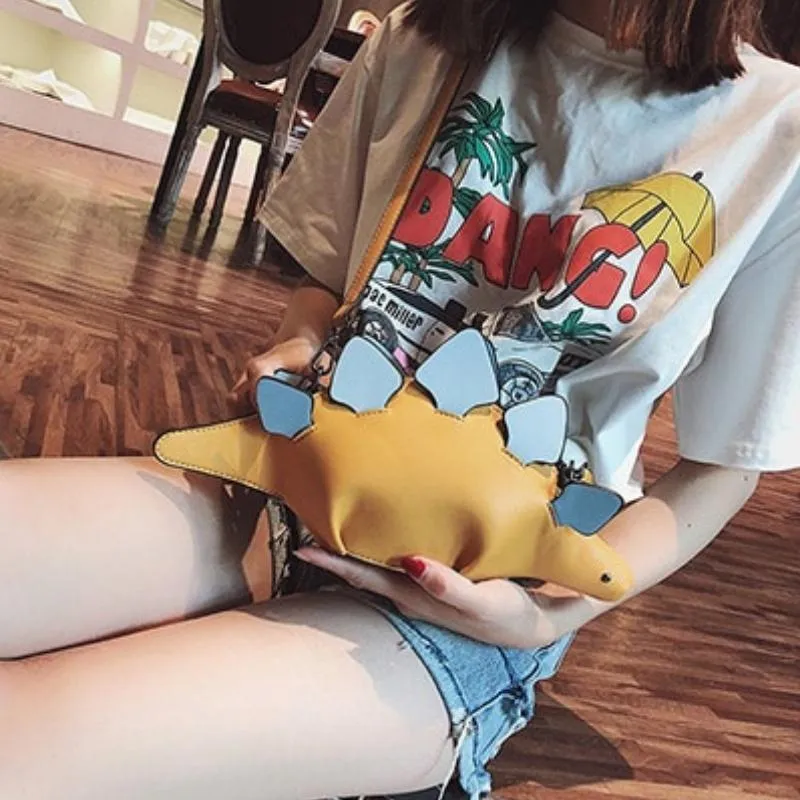 Cute and Funny Dinosaur Cross-body Handbags