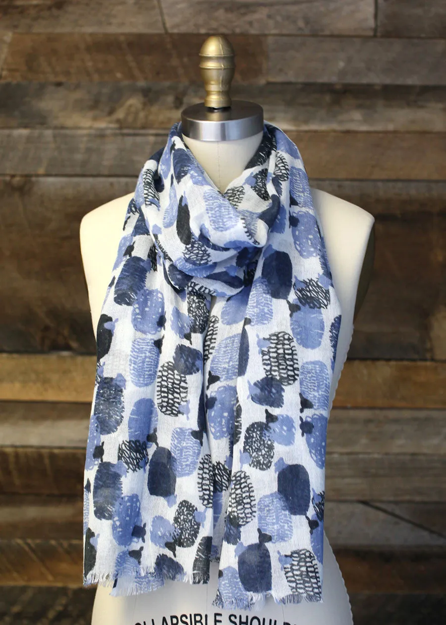 Cute Baa Baa Sheep Soft Wool Scarf