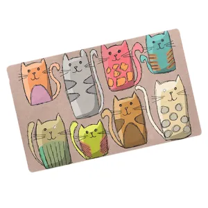 Cute Cat Kitchen Mat 32"x20"