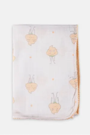 Cute Cloud Swaddle Blanket - Soft and Cozy for Newborns