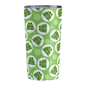 Cute Green Frog Pattern Tumbler Cup