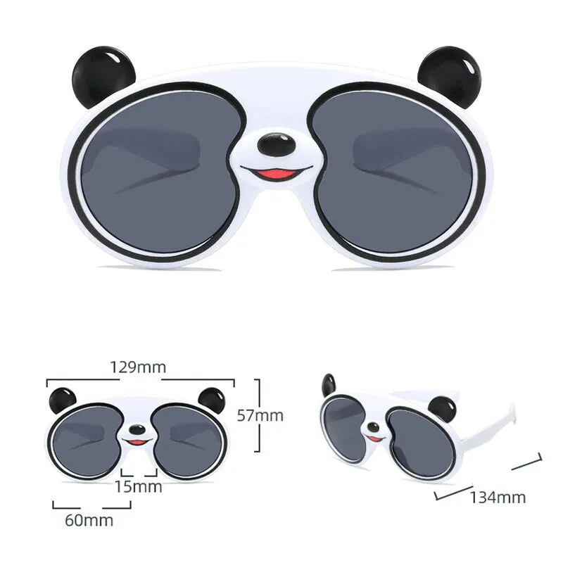 Cute Panda Soft Bracket Kids Sunglasses