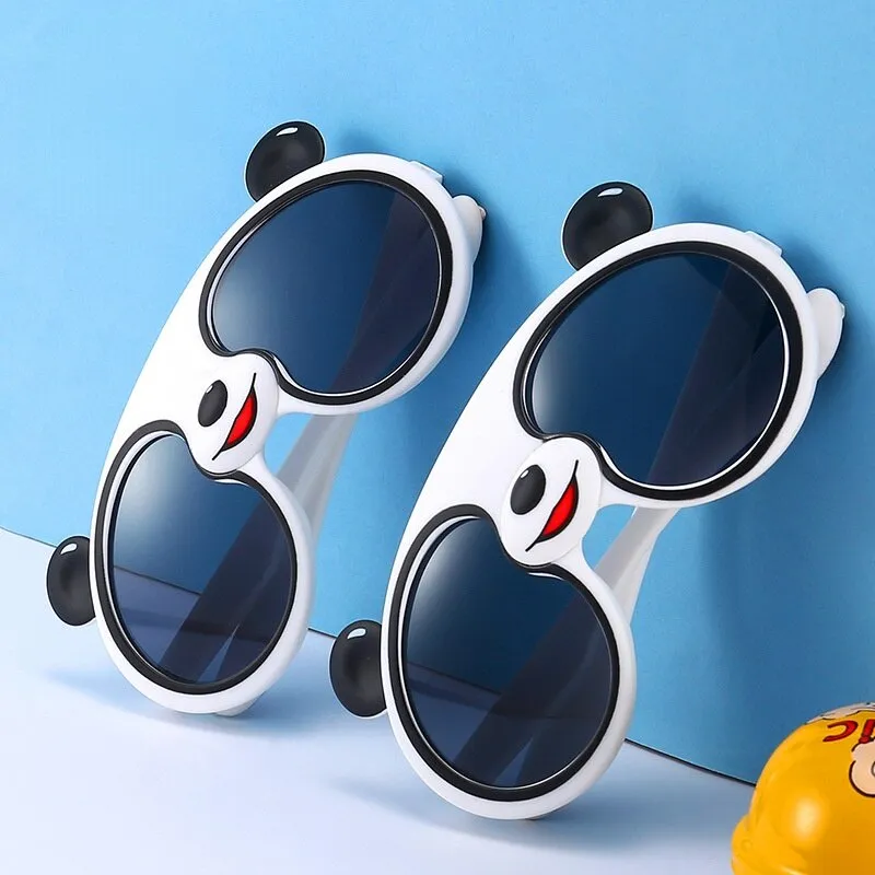 Cute Panda Soft Bracket Kids Sunglasses