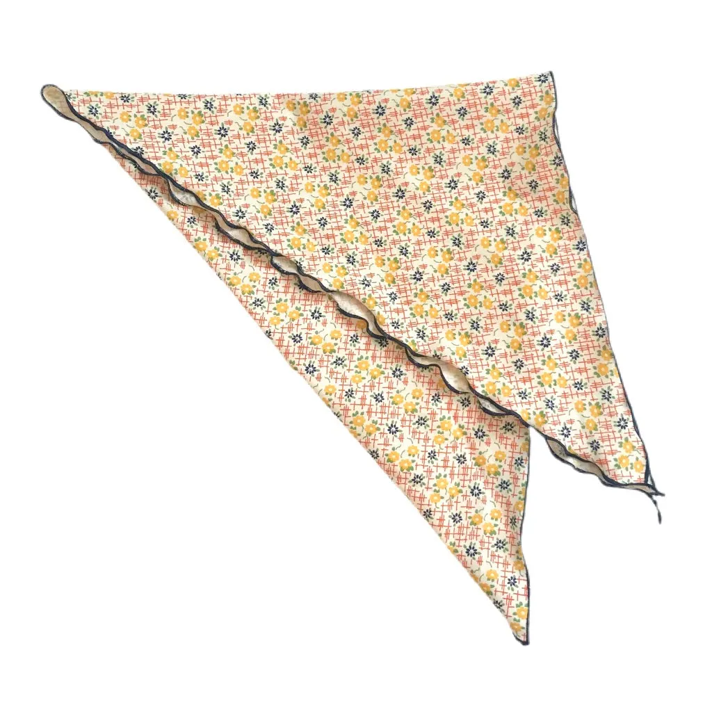 Cute Retro Floral Cotton Bandana Diane