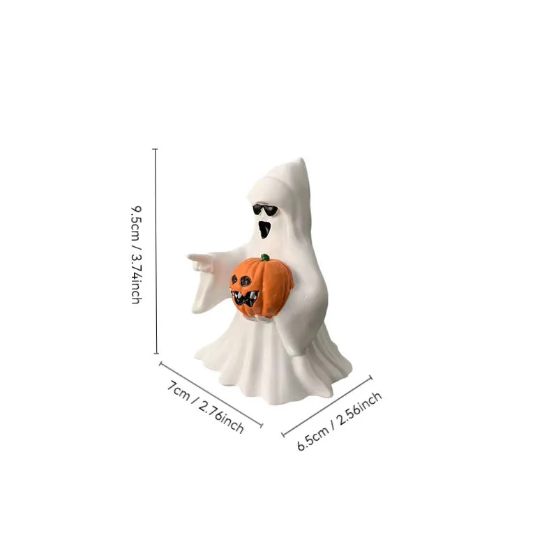 Cute Spooky Ghost Figurines for Halloween Home Decor