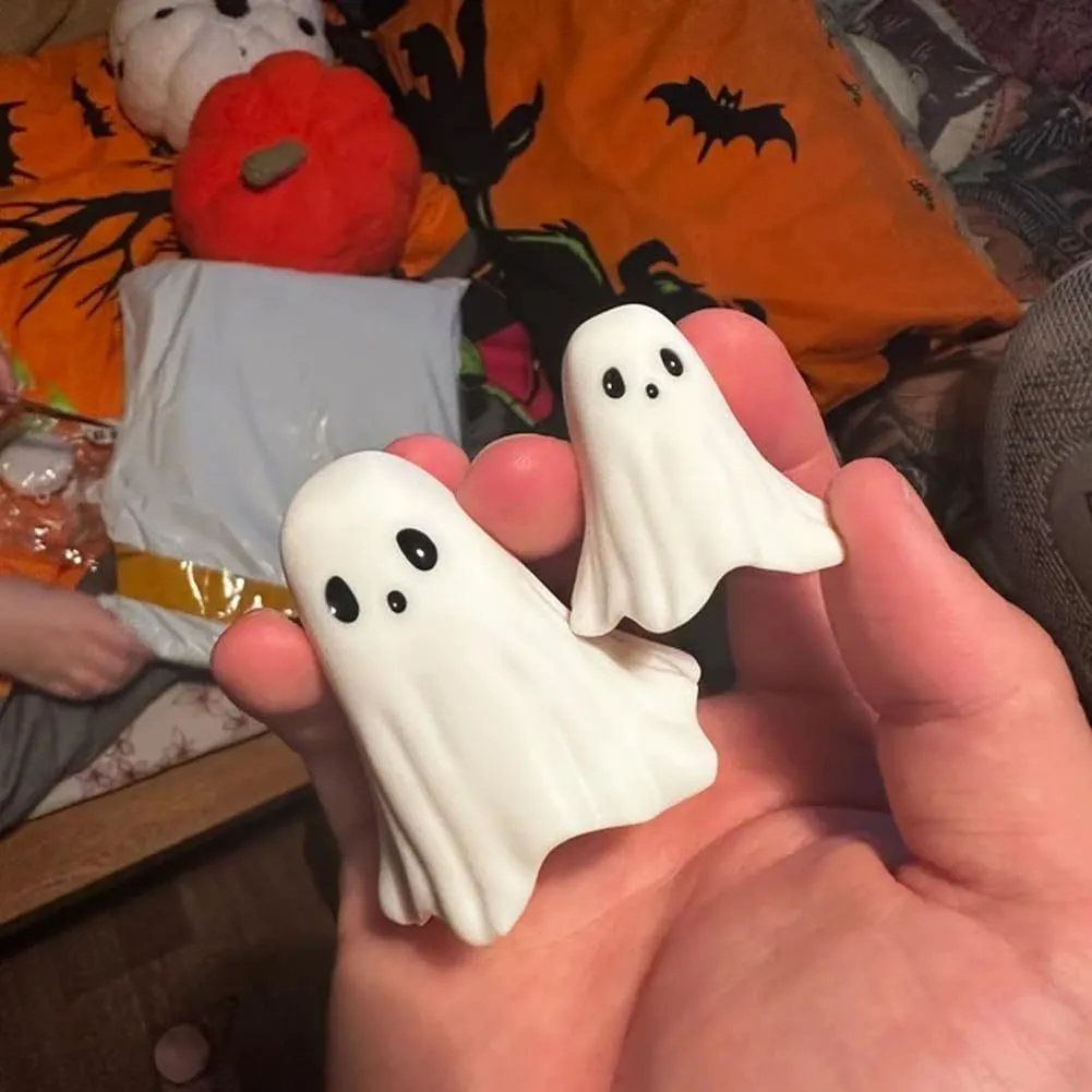 Cute Spooky Ghost Figurines for Halloween Home Decor