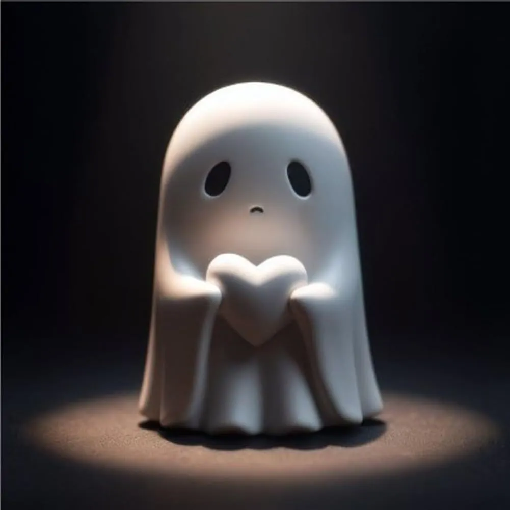 Cute Spooky Ghost Figurines for Halloween Home Decor