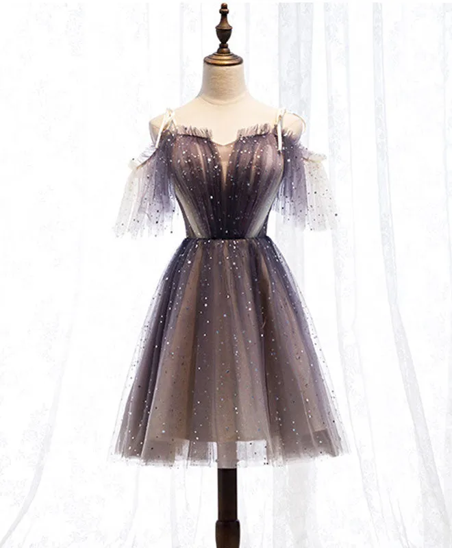 Cute Tulle Short Prom Dress, Cute Tulle Homecoming Dress