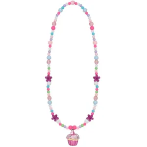 Cutie Cupcake Crunch Necklace - Pink