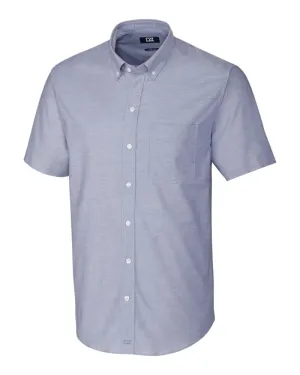 Cutter & Buck Stretch Oxford Mens Short Sleeve Dress Shirt