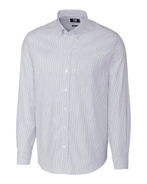 Cutter & Buck Stretch Oxford Stripe (Long Sleeve)