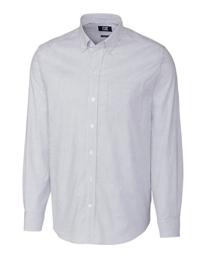 Cutter & Buck Stretch Oxford Stripe (Long Sleeve)