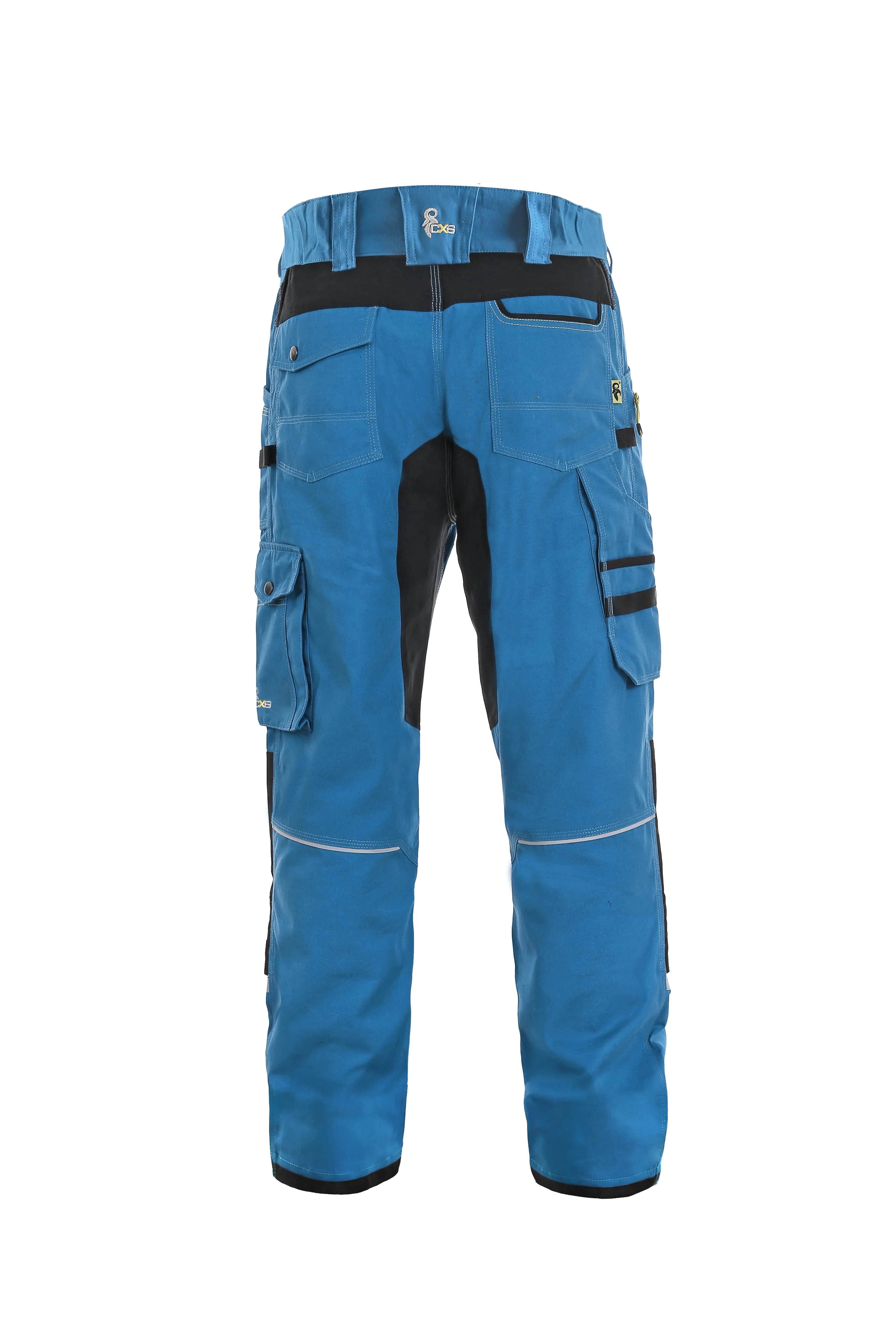 CXS STRETCH, BRIGHT BLUE-BLACK, MEN´S WORK PANTS