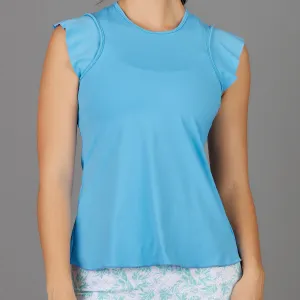 Cyan Allure Top (sky blue)