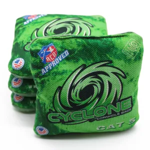 Cyclone  CAT 5 Pro Series Cornhole Bags Green (set of 4)