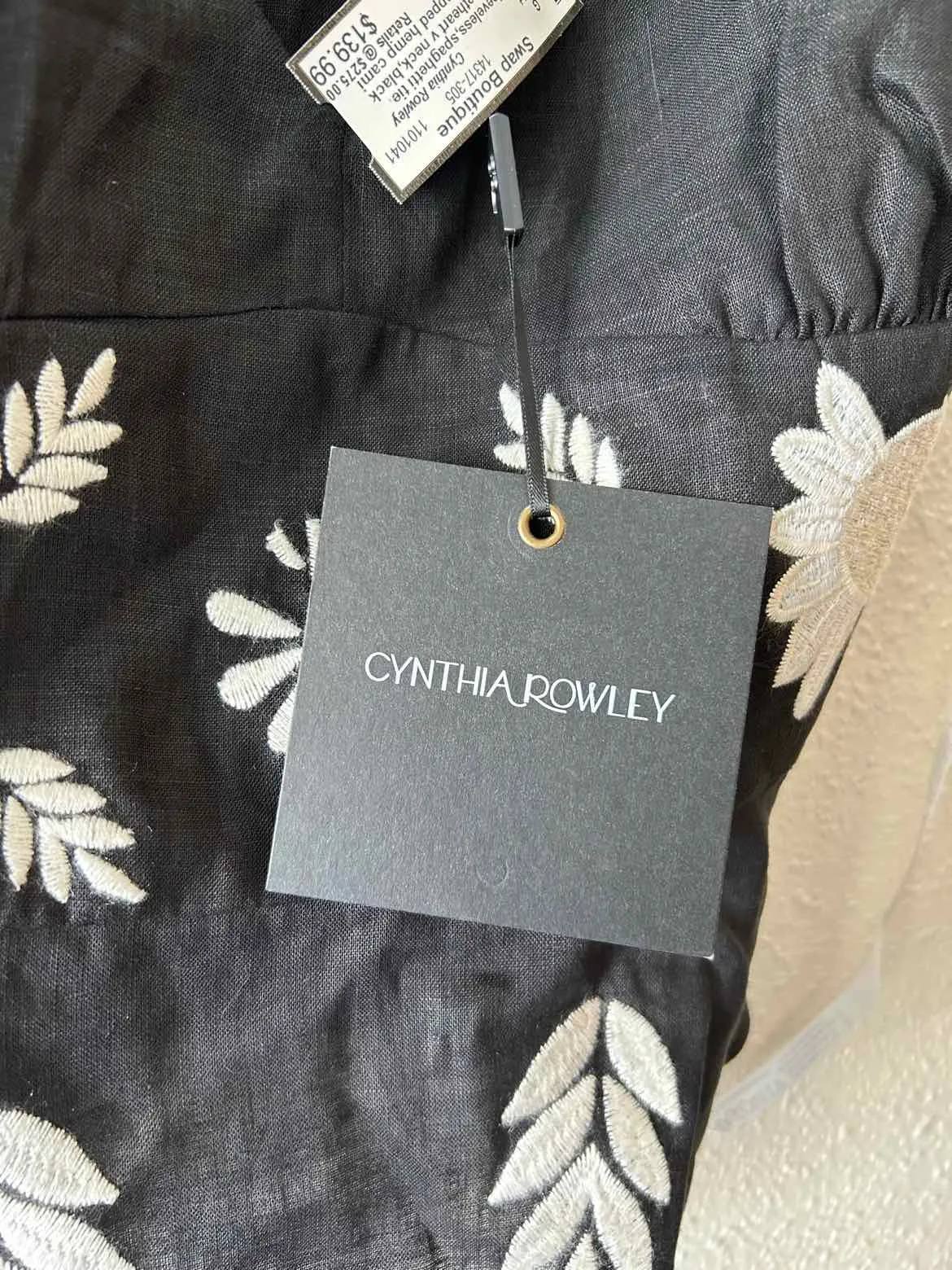 Cynthia Rowley Black and white Size 8 Shirt