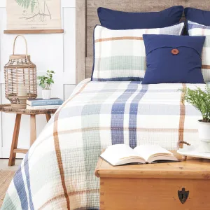 Cypress Plaid Coverlet Set