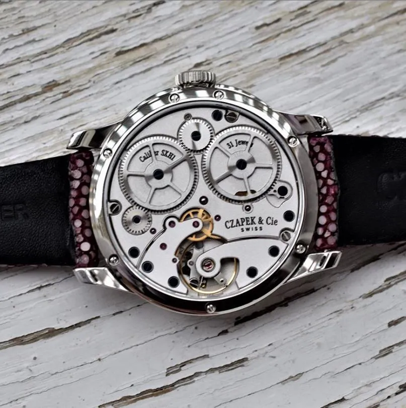 CZP Watch Quai Des Bergues White Gold Rosewood & Diamonds S Limited Edition