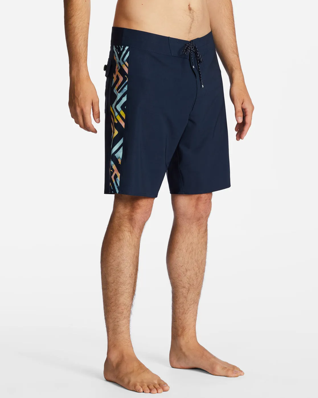 D Bah Ciclo Pro Performance 18" Boardshorts - Navy