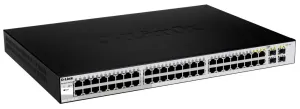 D-Link 48-Port 10/100/1000 Gigabit Smart Switch Including 4 Combo 1000Baset/Sfp