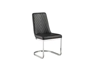 D1067 Black Dining Chair - Chic Seating