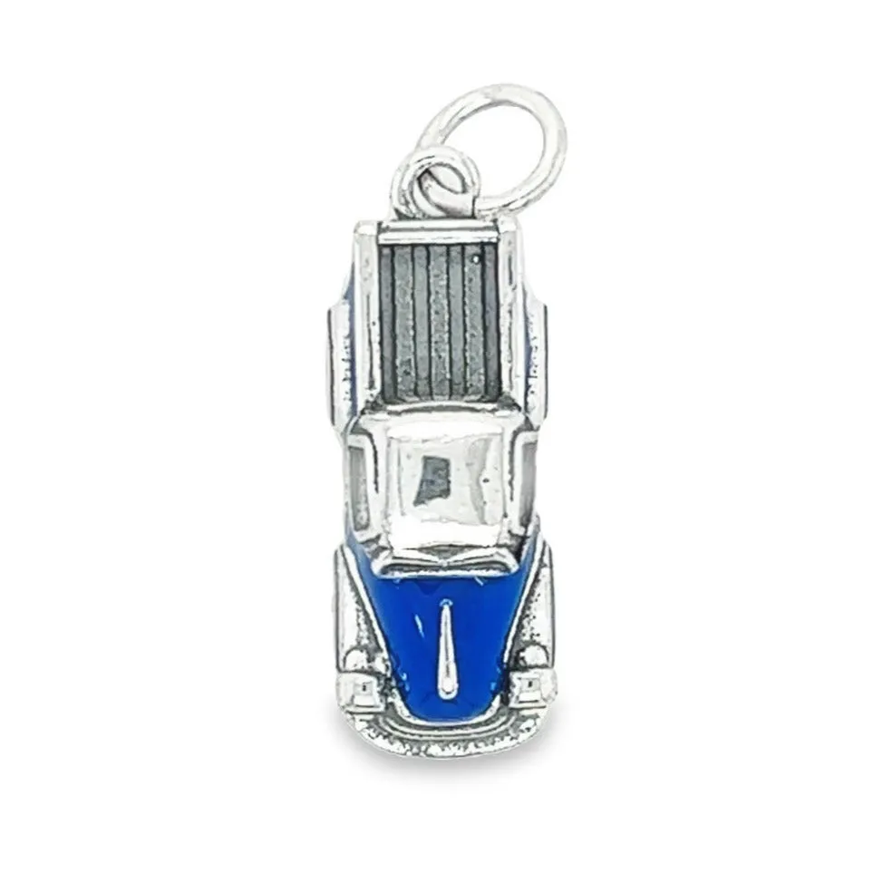 D1296 Blue Truck Pendant