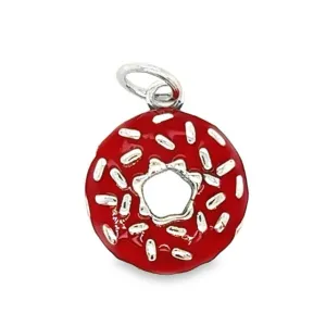 D1299 Red Donut Pendant