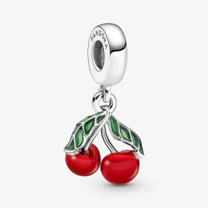 D1899 Red Cherries Charm