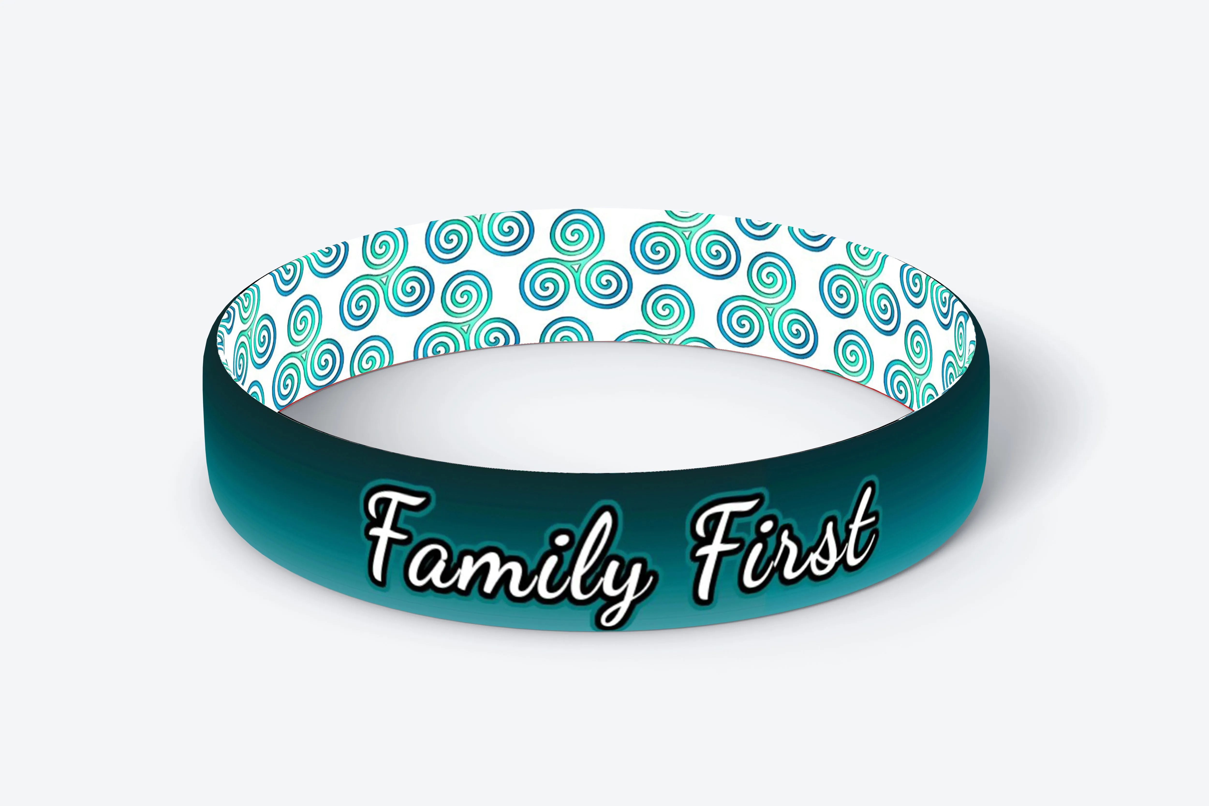 Daily Reminder Motivational Wristbands - Family First