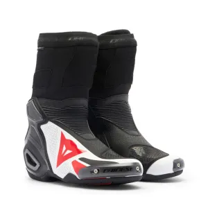 Dainese Axial 2 Air Boots Black/White/Lava Red