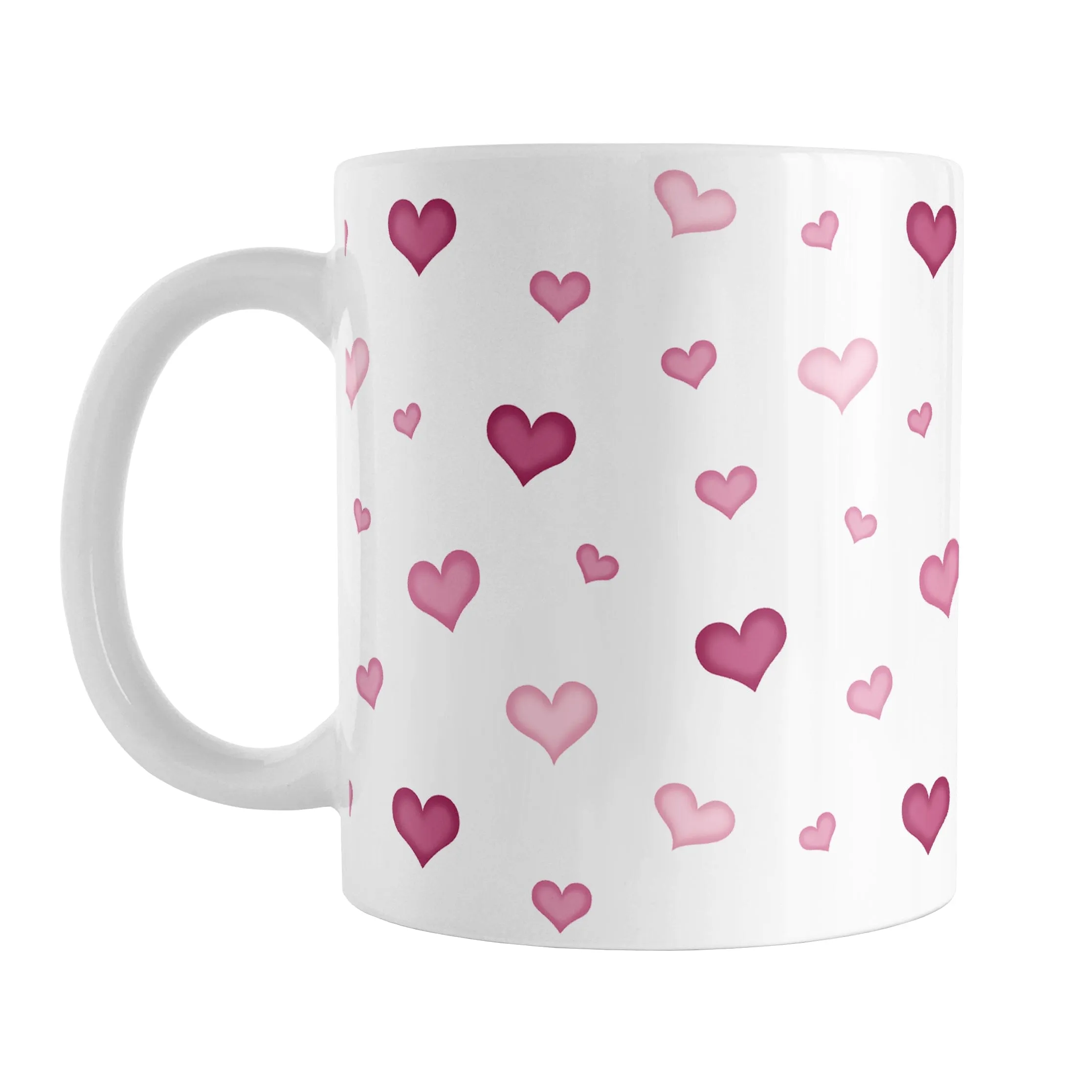 Dainty Cute Pink Hearts Mug