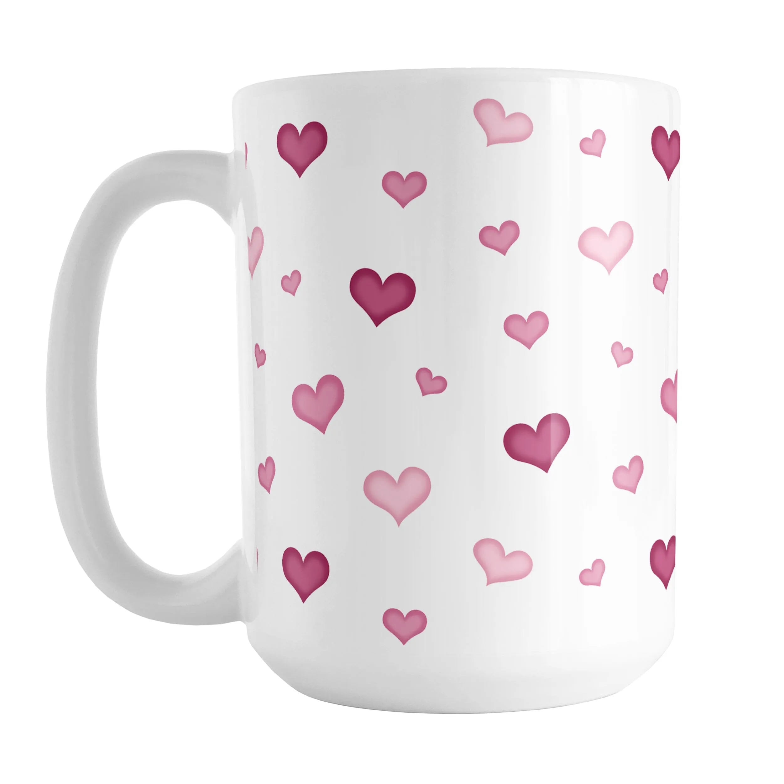 Dainty Cute Pink Hearts Mug