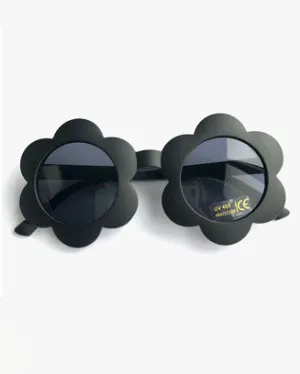 Daisy Flower Girl Sunglasses in Black