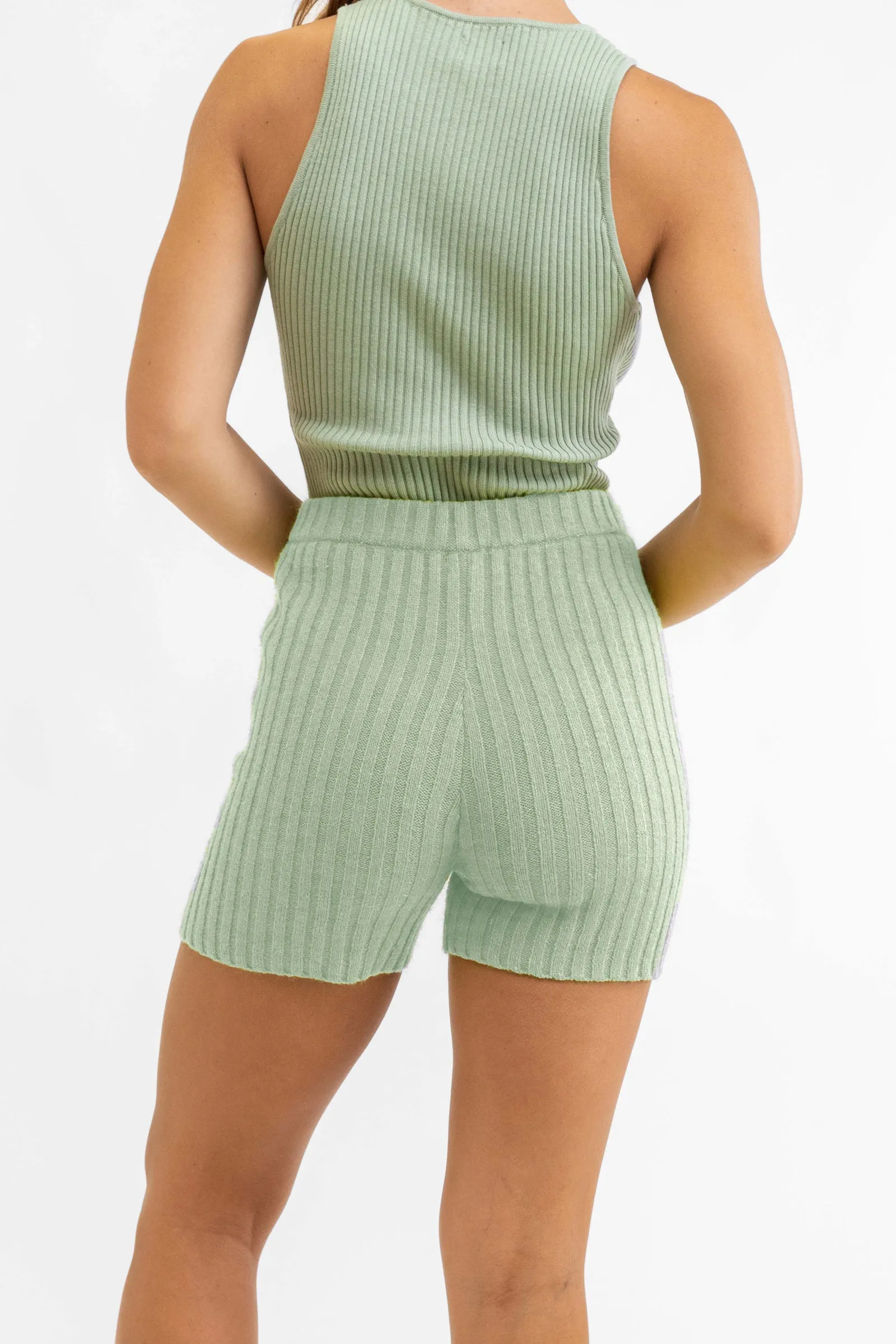 Daisy Knit Short Sage