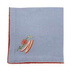 Daisy Napkin in Blue