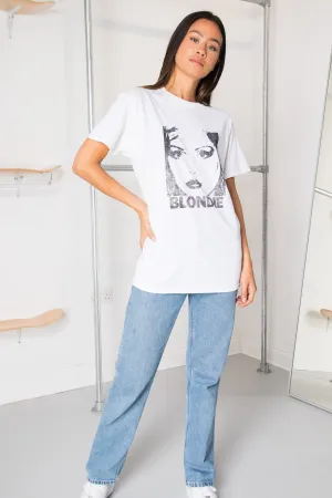 Daisy Street Relaxed T-Shirt with Blondie B&W Print