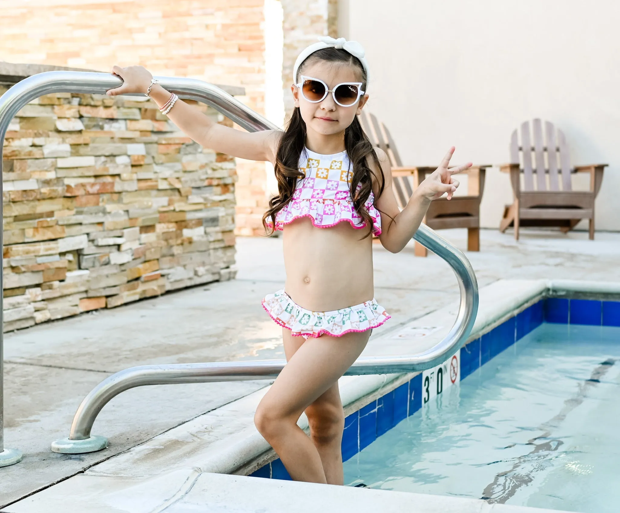 Daisy Summer Dream Tankini Two Piece Swim Suit